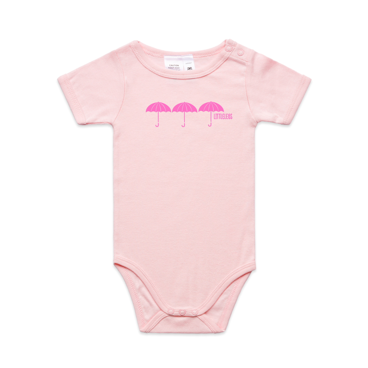 Brolly Print Organic Onesie