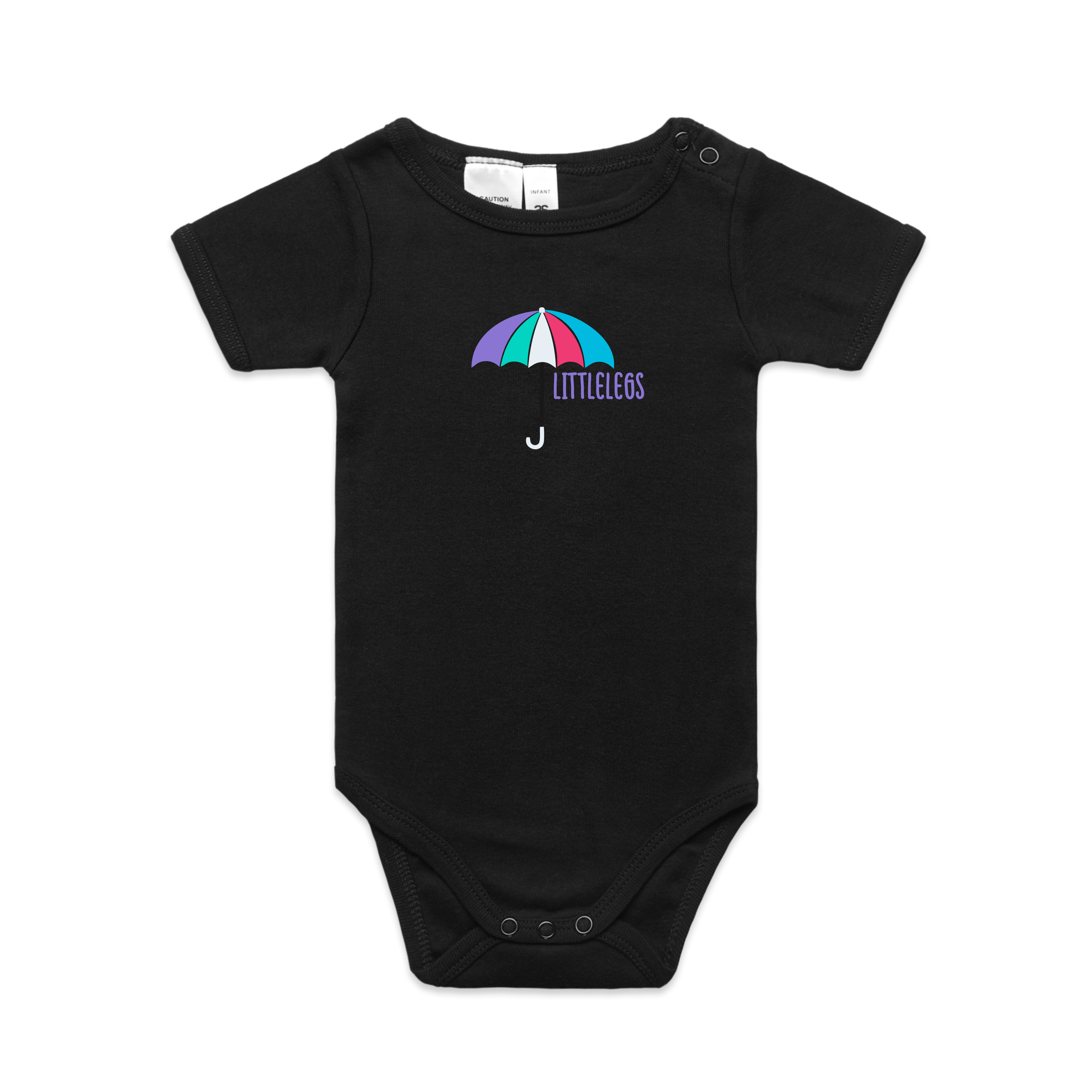 Brolly Print Organic Onesie