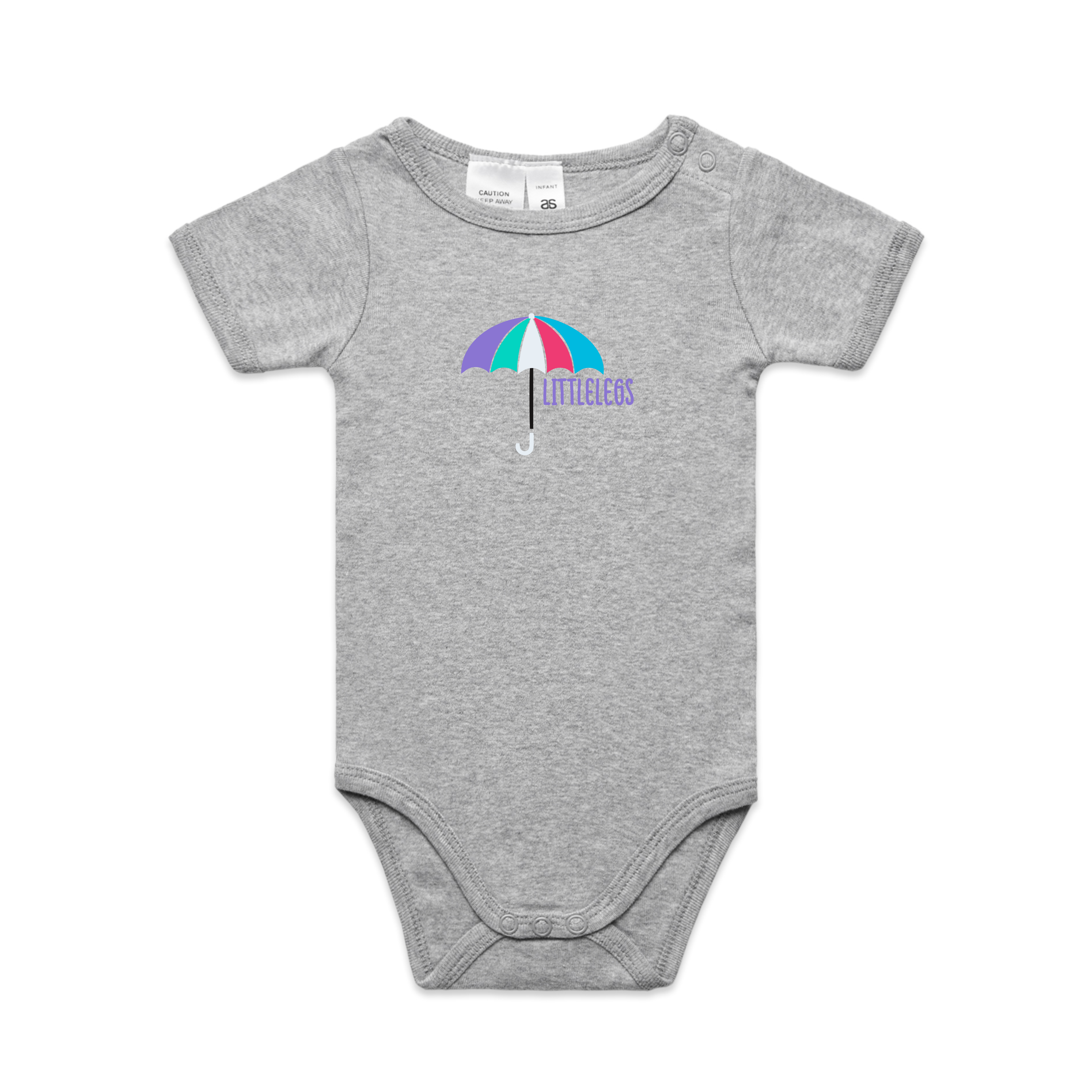 Brolly Print Organic Onesie