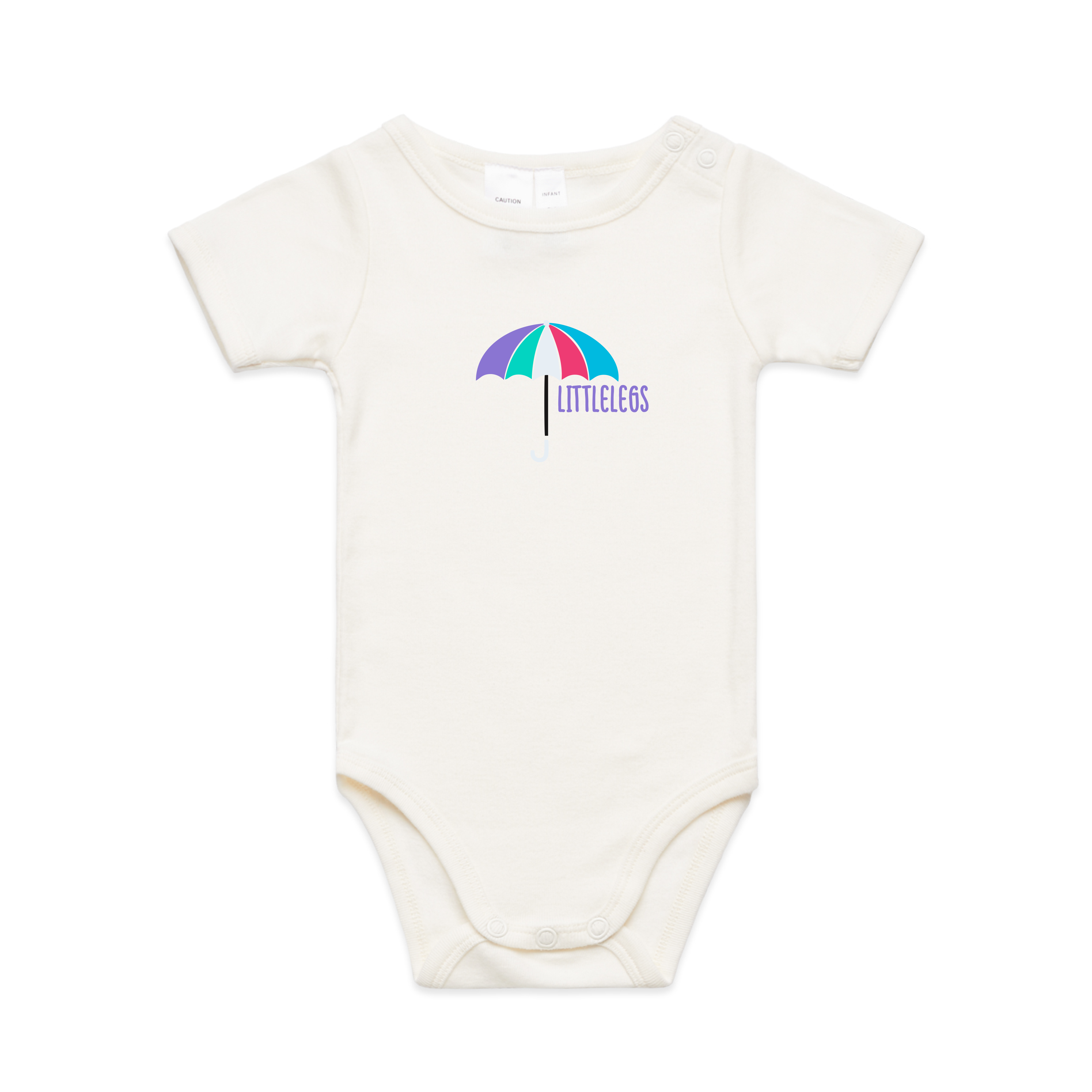 Brolly Print Organic Onesie