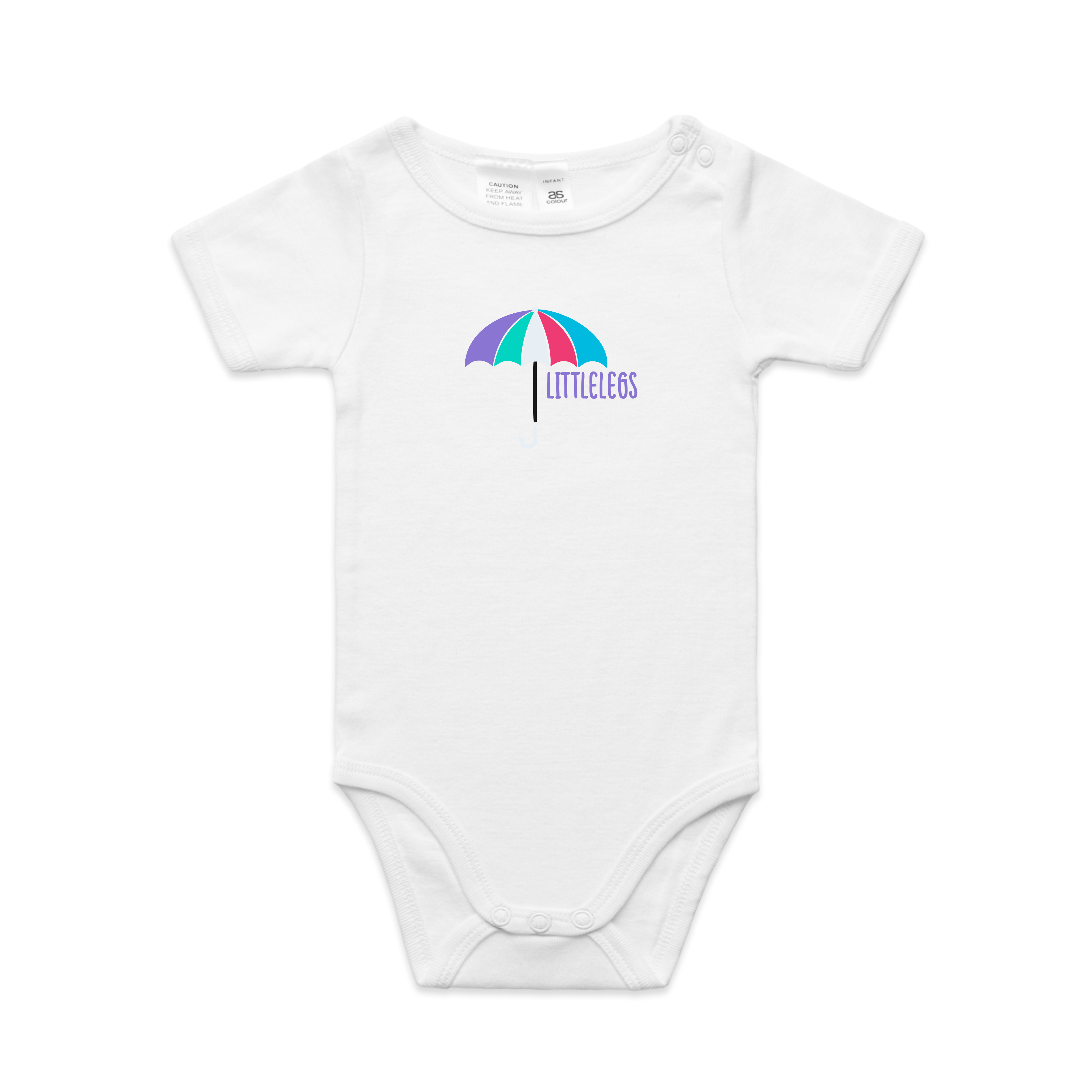 Brolly Print Organic Onesie